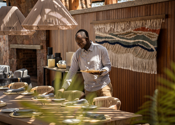 Singita Milele: Vorbereitung für Lunch