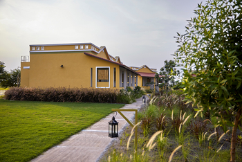 Blackbuck Safari Lodge: Fußweg