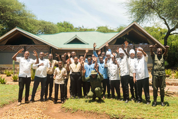 Ikoma Tented Camp: Mitarbeiter Gruppenfoto