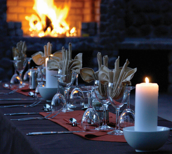 Kalahari Farmhouse: Gedeckter Tisch