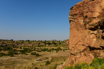 Mashatu Game Reserve: Felsen am MMamagwa Hill