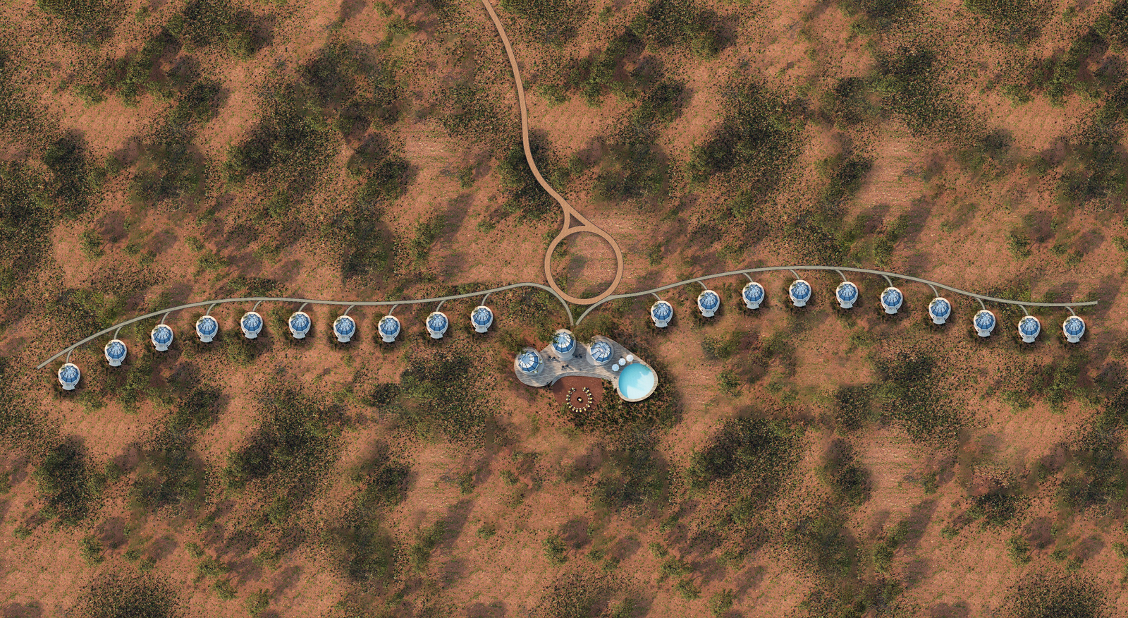 Siringit Tarangire Camp Siringit Tarangire Camp: Luftbild