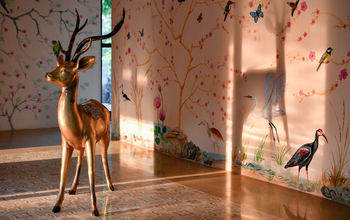 The Postcard Gir Wildlife Sanctuary: Dekorativer Hirsch