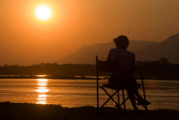 Vundu Camp Vundu Camp: Sonnenuntergang