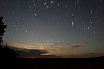 Wasa Lodge: Sonnenuntergang