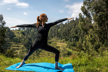 Bisate Lodge: Gymnastik