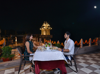 BrijRama Palace: Küche und Dining