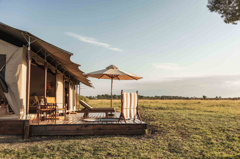 Elewana Little Elephant Pepper Camp: Lounge mit Direktorenstühlen
