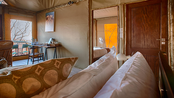 Ghoha Hills Savuti Lodge Ghoha Hills Savuti Lodge: Schreibtisch
