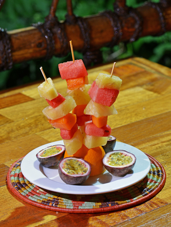 Mahogany Springs Safari Lodge: Frisches Obst