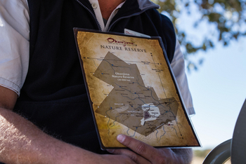 Okonjima Plains Camp: Landkarte