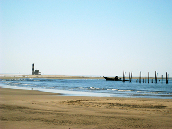 Pelican Point Lodge: Schiffswrack