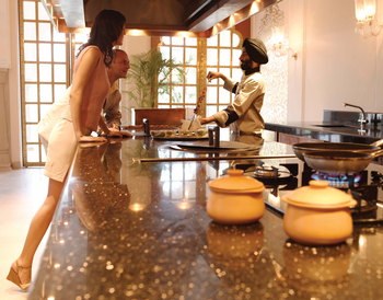 The Oberoi Amarvilas: Open Kitchen
