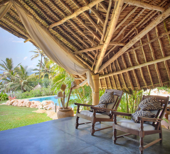 Alfajiri Villas Alfajiri Villas: Sitzgelegenheiten unter offenem Zelt Garden Villa