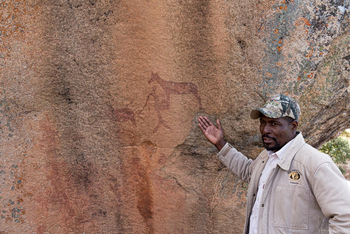 Big Cave Camp Big Cave Camp: Steinmalerei