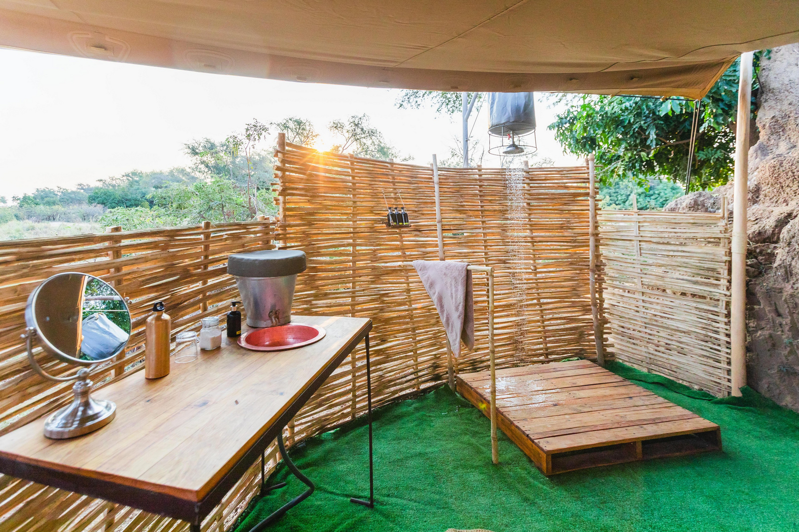 Chula Island Camp Chula Island Camp: Gästebad Weitwinkel