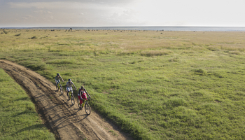 Elewana Lodo Springs: Fahrrad fahren