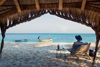 andBeyond Benguerra Island: Entspannung am Strand