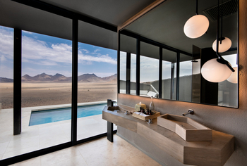 andBeyond Sossusvlei Desert Lodge: Suite - Waschtisch