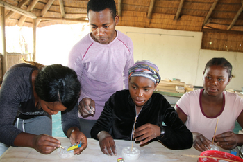 Nambwa Tented Lodge: Dorfbesuch