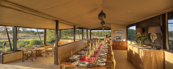 Ol Pejeta Bush Camp: Esstisch