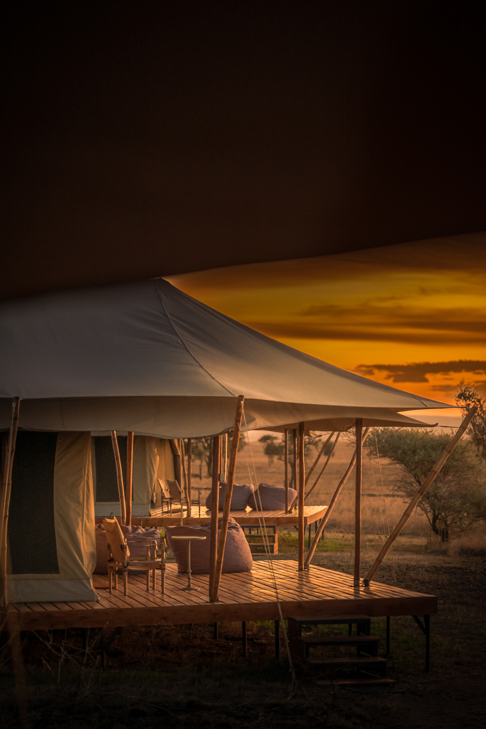 Siringit Serengeti Camp Siringit Serengeti Camp: Abendstimmung