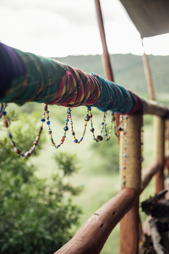 Tangulia Mara Camp: Dekoration am Geländer