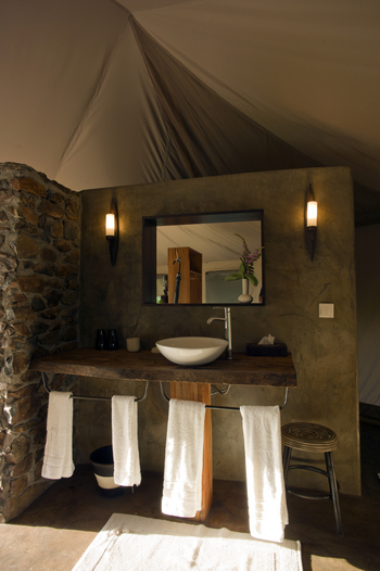 Grumeti Hills Camp: Waschtisch