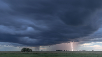 King Lewanika Lodge: Gewitter