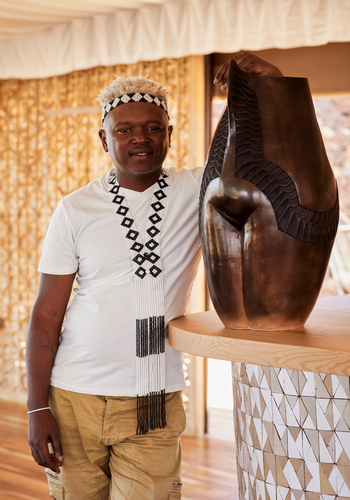 Laba Grumeti Art Lodge: Bildhauer