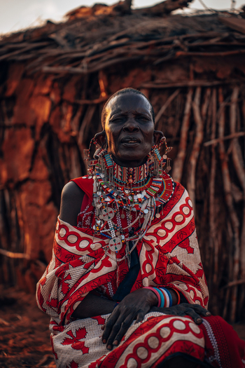 Porini Amboseli Camp: Massai-Mann