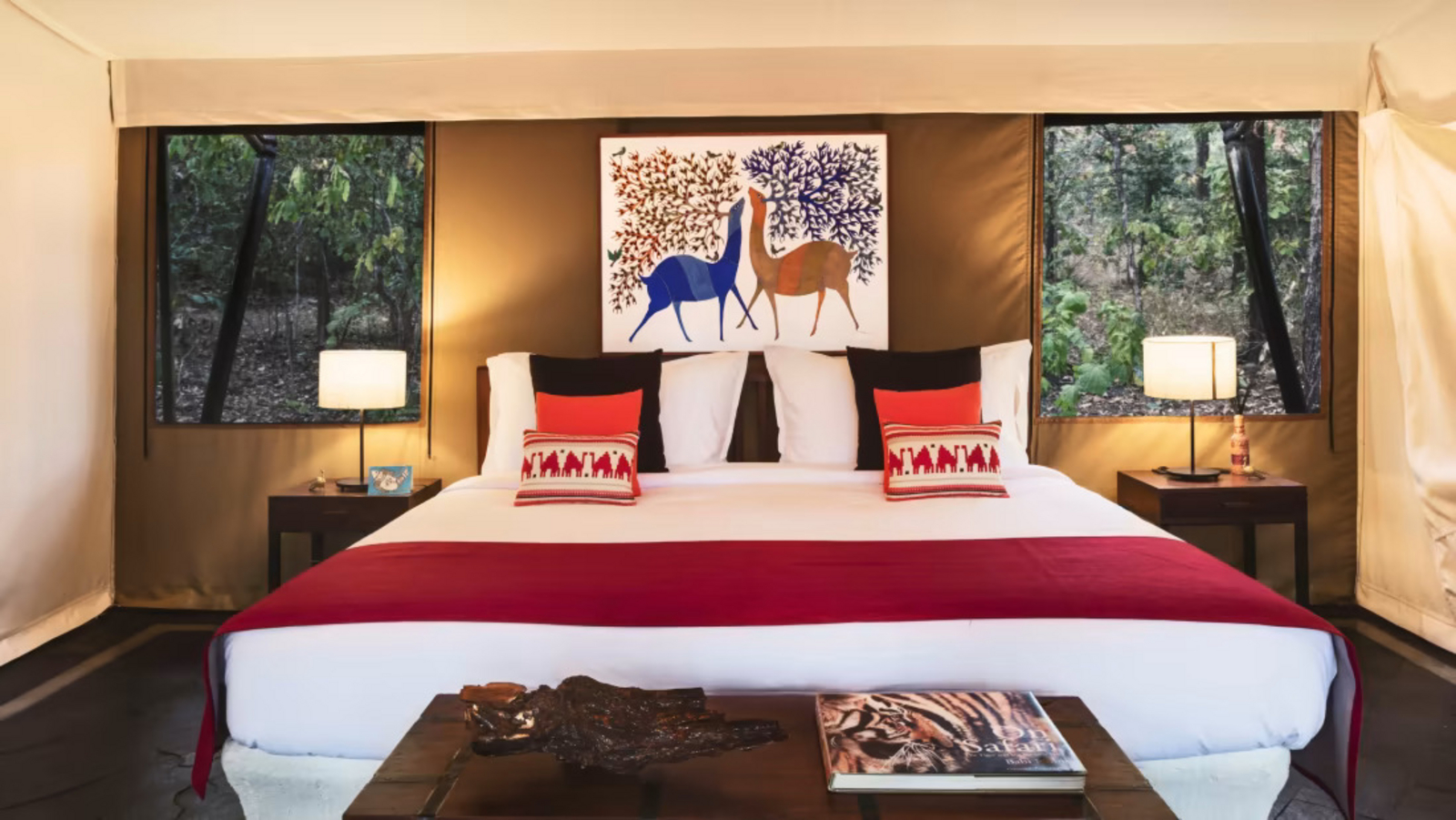 Reni Pani Jungle Lodge Reni Pani Jungle Lodge: Luxury Tent - Doppelbett