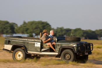 Vundu Camp Vundu Camp: Nick Murray mit Sir David Attenborough