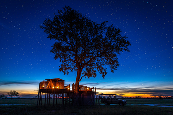 Linkwasha Camp Linkwasha Camp: Sonnenuntergang am Sleep-out Deck