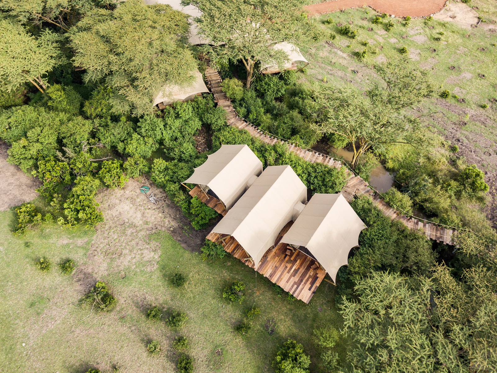 Mara Nyika Camp Mara Nyika Camp: Luftbild