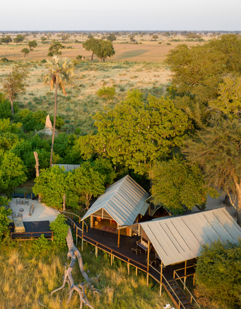 Mokolwane Camp: Main Area mit Boma