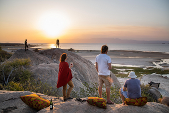Ombako Fly Camp: Sonnenaufgang