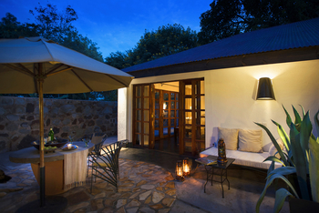 Plantation Lodge: Private Terrasse