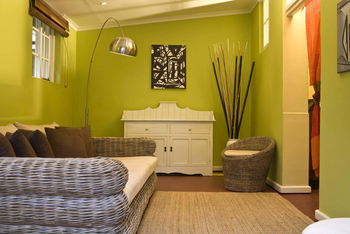 Villa Margherita: Sitzecke im Zimmer Lady Hamilton