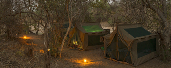 Chitake Mobile Camp Chitake Mobile Camp: Einfache Zelte