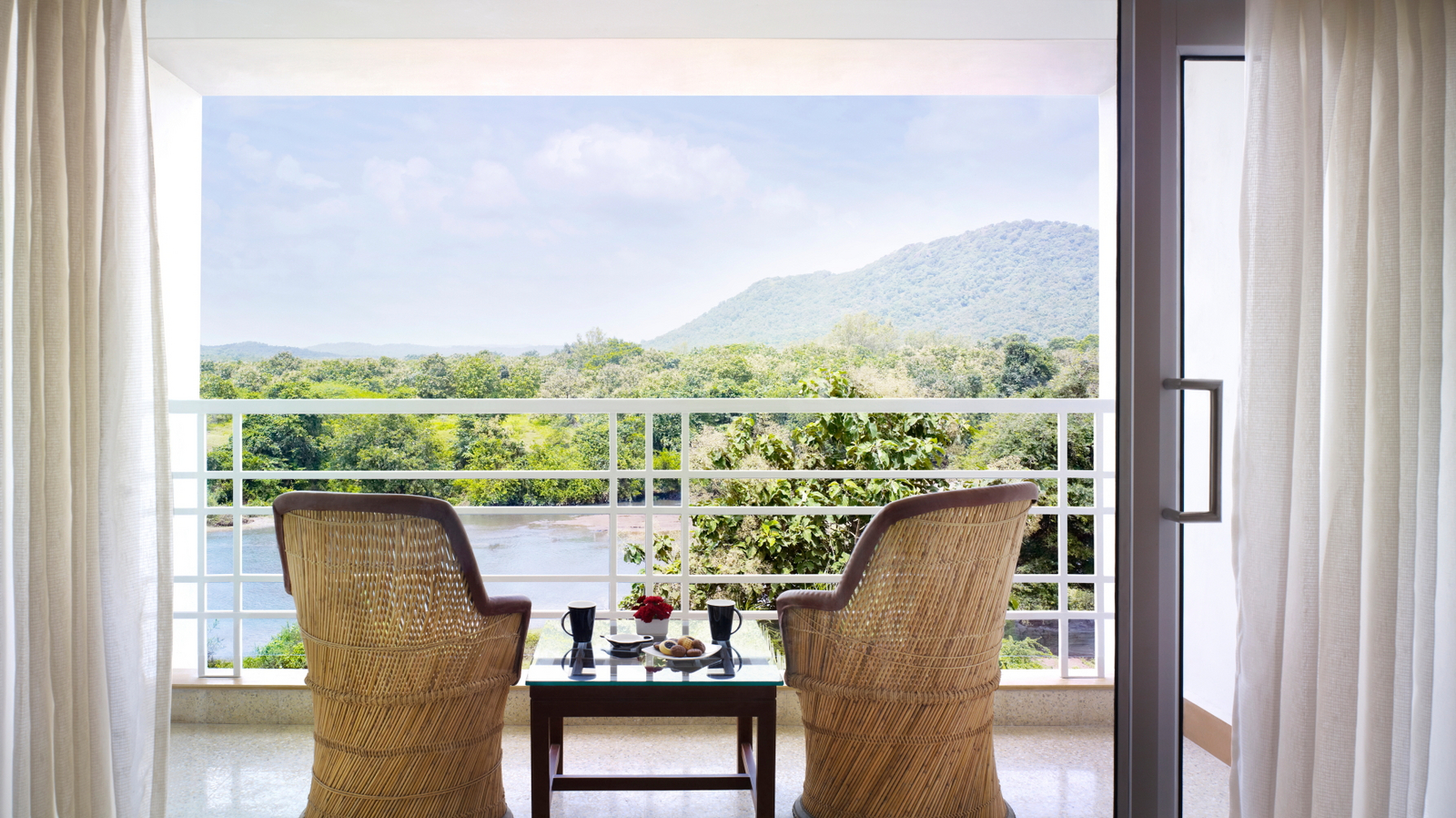 Gir Serai Hotel Gir Serai Hotel: Blick vom Balkon