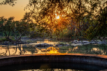 Koro River Camp: Blick auf den Limpopo