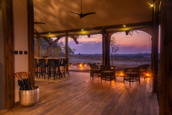 Kwara Camp Kwara Camp: Aussicht von der Bar