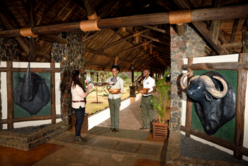 Lake Manyara Kilimamoja Lodge: Eingangsbereich