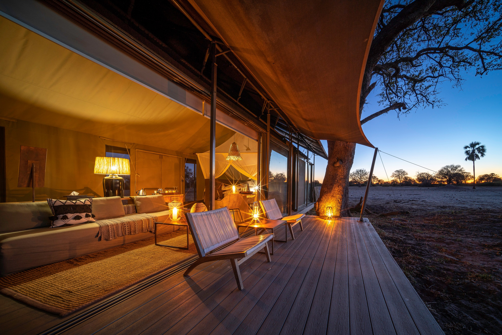 Linkwasha Camp Linkwasha Camp: Private Veranda