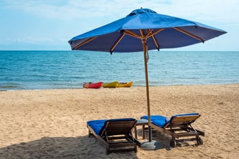 Pumulani Lodge: Am Strand