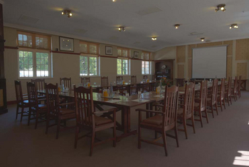 Victoria Falls Hotel: Konferenzsaal mit Hufeisenarrangement