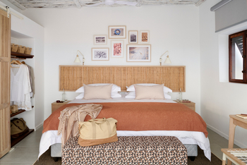 Sanctuary Okahirongo Elephant Lodge: Doppelbett