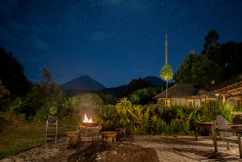 Volcanoes Mount Gahinga Lodge: Garten