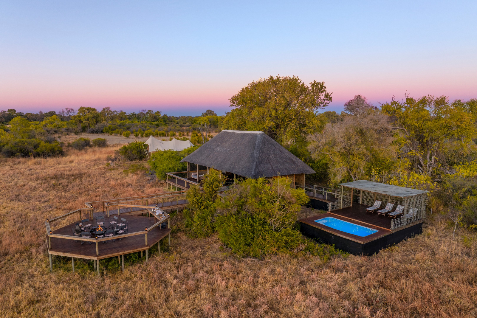 Camp Khwai Camp Khwai: Gesamtansicht